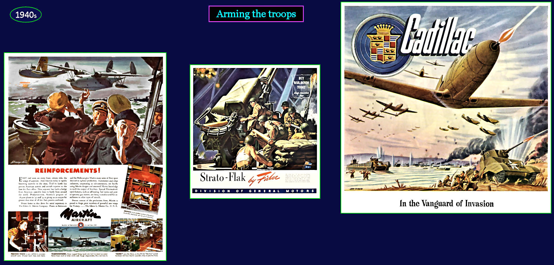 Doing our part ads, 1940s